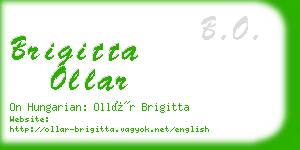 brigitta ollar business card